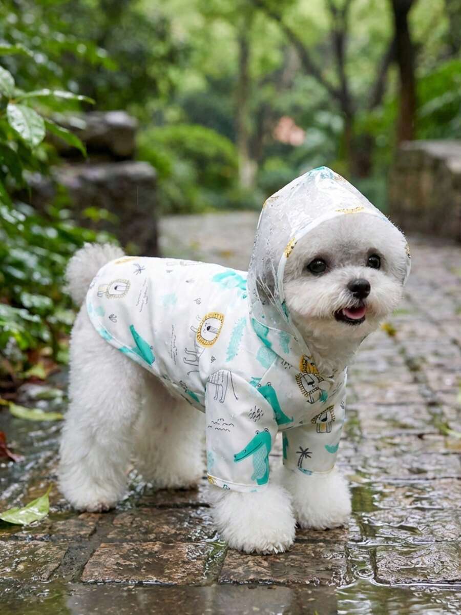 PETSIN Áo mưa cho chó, quần áo chống thấm nước cho thú cưng, áo mưa chống thấm nước mùa xuân và mùa hè cho động vật, quần áo cho chó, quần áo cho mèo, quần áo cho động vật, quần áo mùa xuân và cho chó, quần áo cho chó Anh, quần áo mới cho động vật nhỏ kiểu Châu Âu và Mỹ.