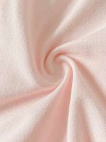 SHEIN 女婴休闲条纹连体衣，春夏款 - 粉色 - 查看 8