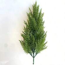 1棵/2棵迷你人造圣诞松柏树，盆栽仿真绿色植物装饰品，不含花盆，适用于圣诞节、情人节和新年装饰 - 綠色 - 查看 8