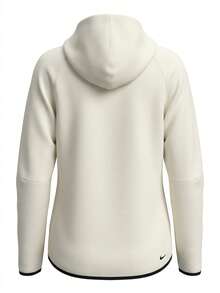 Nike Tech Women's Full Zip Hoodie Sail - Sail/Black - View 2