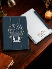 HARRY POTTER X SHEIN Bao da máy tính bảng, chất liệu cao cấp, vỏ silicon mềm chống rơi vỡ với chân đế gập, món quà hoàn hảo. Tương thích với Samsung Galaxy Tab A9 11 inch/Pad thế hệ thứ 10/Pad Air 5/Air 4 10.9 inch/Pad (A16) 11 inch thế hệ thứ 11 2025, có ngăn đựng bút, hỗ trợ nắp tự động tắt/mở màn hình, ốp bảo vệ thời trang. - Nhiều màu - Xem 4