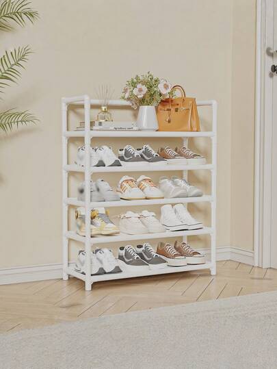 1 Kệ giày 3-7 tầng, lắp ráp nhiều lớp, kệ lưu trữ đơn giản, thích hợp sử dụng trong nhà, cửa ra vào, tủ giày chống bụi, ký túc xá, căn hộ cho thuê, kệ lưu trữ tiết kiệm không gian và kinh tế.