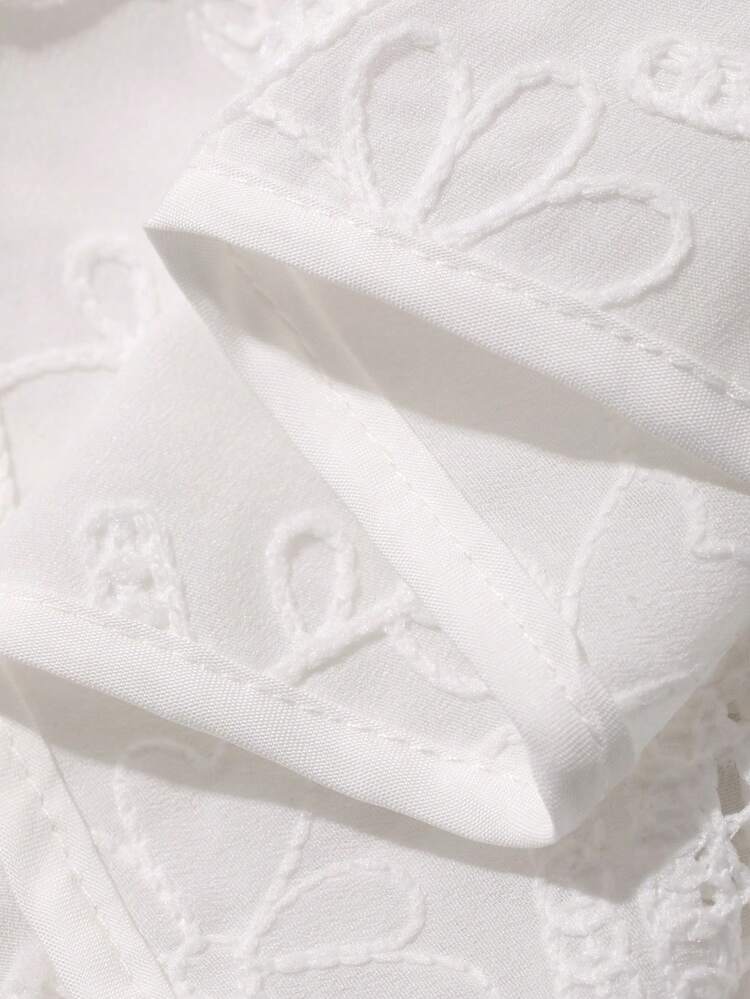 Women's Loose Casual Vacation Style Cropped Shirt, Spring & Summer