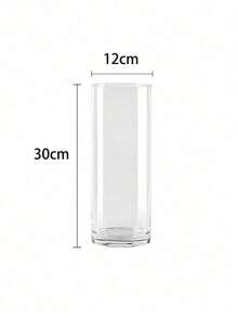 亚克力透明圆柱花瓶套装，高落地花瓶，不易碎塑料花瓶，适用于客厅、书桌、婚礼中心花束装饰，尺寸多样 - 無色 - 查看 13