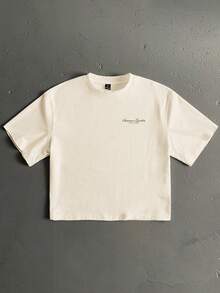StoneGrade Men's Apricot Oversized Short Sleeve T-Shirt - Apricot - View 2
