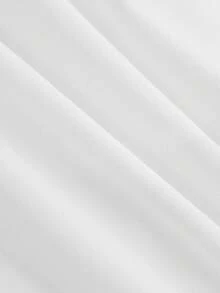 SHEIN Girlism 少女简约舒适褶皱下摆抹胸文胸 - 白色 - 查看 4