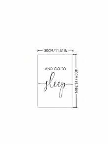 1PC 3PCS GIVE IT TO GOD AND GO TO SLEEP PRINT CANVAS PAINTINGS INSPIRATIONAL QUOTE POSTER RELIGIOUS CHRISTIAN WALL ART RELAXING TRUST SLEEP REMINDER BEDROOM HOME DECOR UNFRAMED - Multicolor - View 23