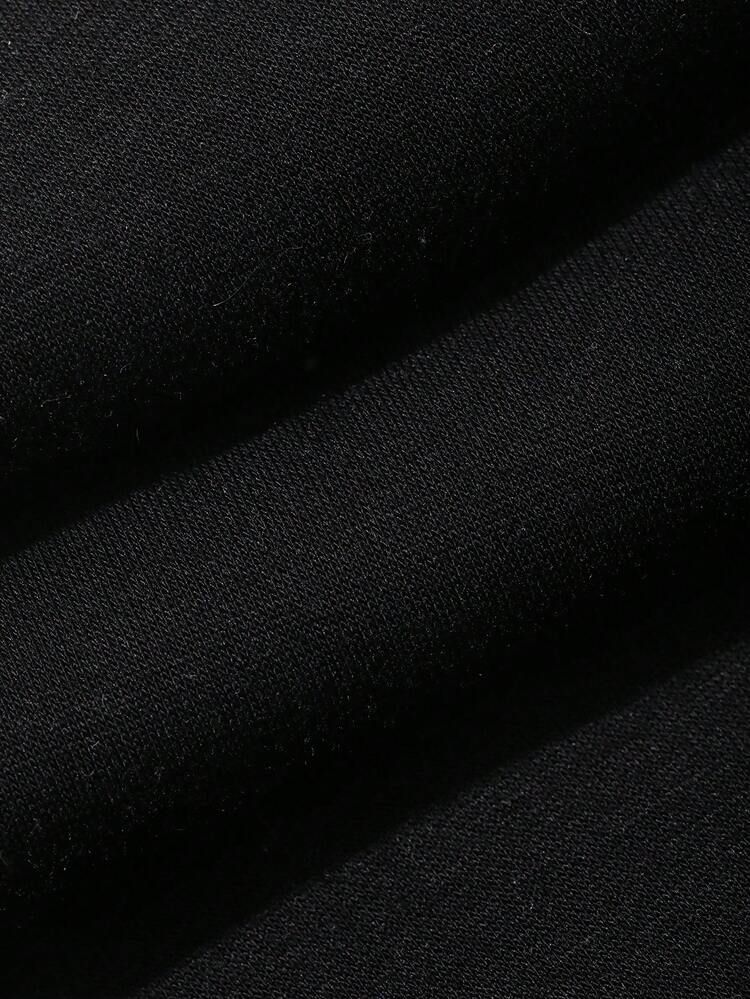 Dazy Plus Elastic Fitted Slimming V-Neck Flare Pants, Black Plus Size Women, All Season Long Trousers