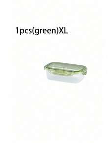 1/4 件套家用密封塑料食品储物盒，微波炉适用 - 彩色 - 查看 10