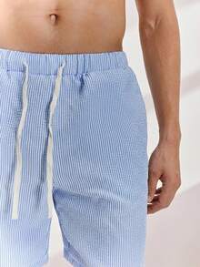 Driftmere 2-Pack Men Casual Woven Striped Mid-Rise Drawstring Straight Leg Shorts Men Striped Drawstring Shorts Men Lounge Shorts Men Summer Shorts Men Vacation Clothes Matching Men Shorts Men Striped Lounge Shorts Men Drawstring Shorts Men Vacation Shorts Matching Striped Shorts Father's Day – A Fathers Day Gift Guide - Multicolor - View 4