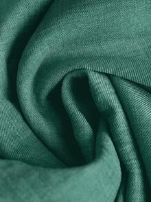 Rusticease Plus Size Solid Color Minimalist Casual Round Neck Sleeveless Dress - Blue Day - View 6