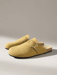 Solecia Men's New Slip-On Half-Covered Sandals, Comfortable And Versatile - Brown - View 2