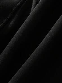 SHAPORA 1件装女士无缝塑身连体衣，无肩带，收腰收腹，性感网纱蕾丝边塑身衣 - 黑色 - 查看 7