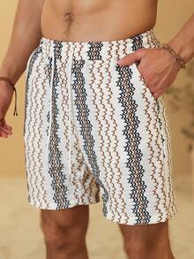 VENTUSAIL Men's All-Over Print Slant Pocket Drawstring Waist Shorts - Multicolor - View 5