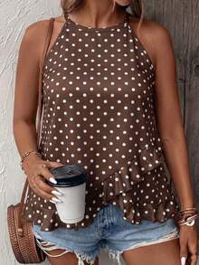 EMERY ROSE New Fashion Printed Versatile Plus Size Women Casual Tank Top - Multicolor - View 1
