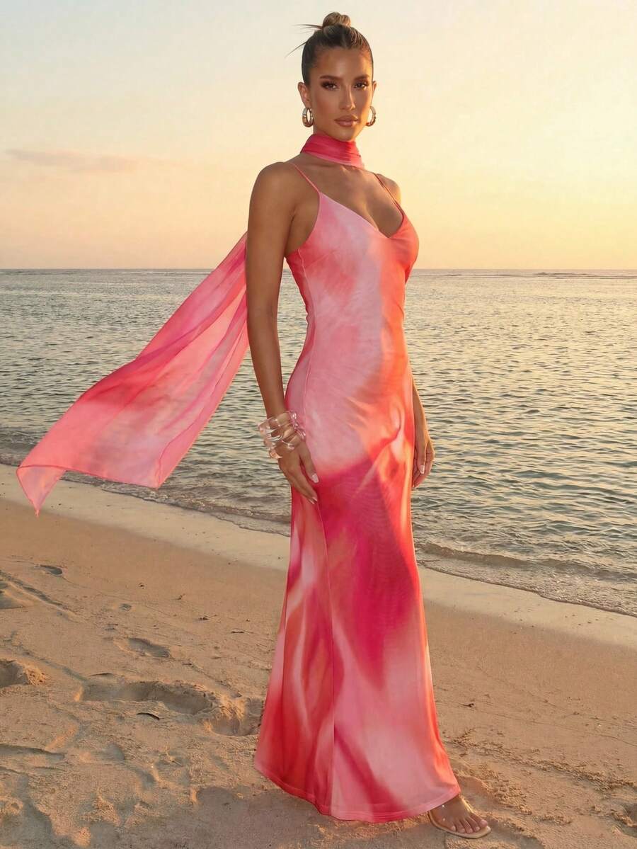 Lumalex 女士休闲吊带长裙