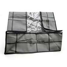 1 pieza Bolsa de almacenamiento debajo de la cama, Caja de almacenamiento de edredones, Almacenamiento de dormitorio, Con ventana visible y asa, Impermeable y a prueba de humedad, Adecuado para almacenar mantas y artículos ociosos en el hogar, Bolsa de almacenamiento a prueba de polvo de gran capacidad - Multicolor - Ver 7