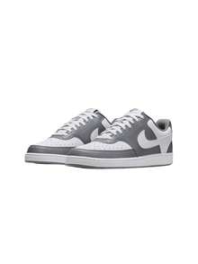 Nike Court Vision Low Men's Casual Athletic Shoes Grey White HM9862 - Cool Grey/White/White - View 2