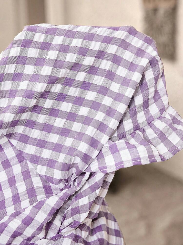 Plus Size Casual Plaid Shirt
