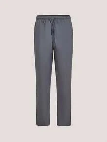 Driftmere Pantalones deportivos para hombres, pantalones delgados de verano para hombres, pantalones sueltos y casuales, transpirables, elásticos y ligeros, para gimnasio, entrenamiento, senderismo y deportes - Gris - Ver 1