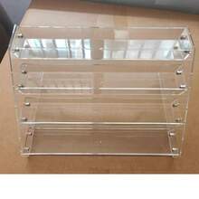 1PC New Style Transparent Tiered Perfume Storage & Display Stand, Cosmetic & Toy Organization Rack,For Holiday Beach, Bathroom Collection, Bedroom Collection, Large Capacity - Clear - View 11