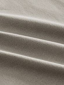 HIMLAND Áo thun nam tay ngắn cổ tròn in chữ và cây dừa, kiểu dáng thường ngày, thích hợp cho mùa hè. - xanh quân đội - Xem 7