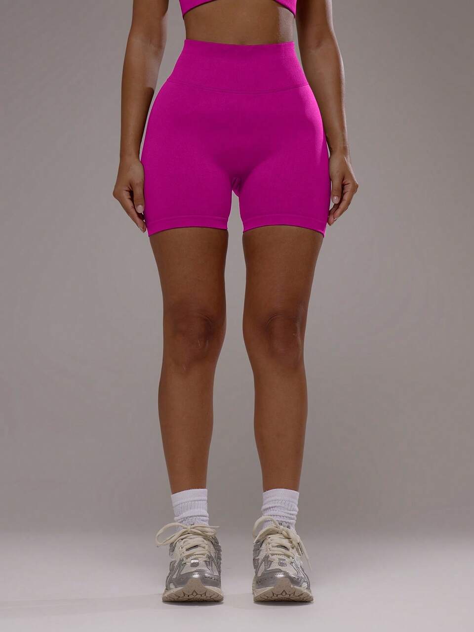 Active 2PCS Scrunched Bum Shorts Multi-Pack Workout Gym Pilates Fitness Daily Casual Smoky Quartz