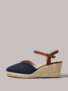 Styleloop Giày đế xuồng nữ đơn giản, thoải mái, đa năng, không gót, thích hợp mang hàng ngày. - Màu xanh lam - Xem 3