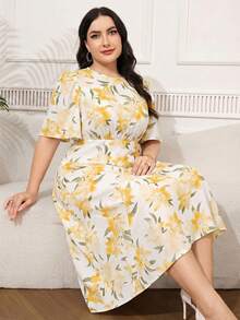 Reflora 大码休闲碎花夏季连衣裙 女装 夏季连衣裙 春季连衣裙 节日连衣裙 复活节连衣裙 优雅连衣裙 优雅派对连衣裙 沙滩裙 婚礼宾客连衣裙 婚礼派对连衣裙 伴娘连衣裙 毕业礼服 母亲毕业礼服 休闲连衣裙 度假连衣裙 节日连衣裙 正式连衣裙 碎花连衣裙 黄色连衣裙 黄色碎花连衣裙 女装 大码连衣裙 春季连衣裙 女装 休闲连衣裙 女装新品 - 黃色 - 查看 7