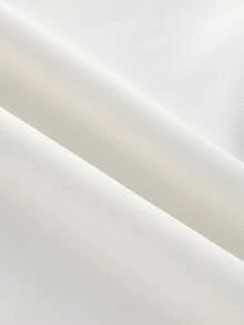 Franclia Bộ jumpsuit không tay cổ vuông thanh lịch có thắt lưng dành cho nữ, thích hợp đi làm. - trắng - Xem 4