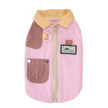 PETSIN Áo sơ mi chắp vá vui nhộn, quần áo cho chó, quần áo cho mèo, váy cho động vật, áo sơ mi mùa xuân và áo sơ mi cho chó, quần áo cho chó kiểu Anh, quần áo mới cho động vật nhỏ hai chân kiểu Châu Âu và Mỹ. - Hồng - Xem 11