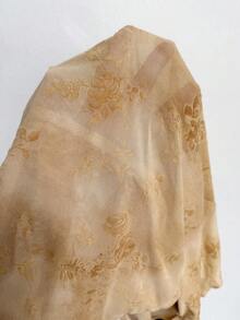 EastFlair 优雅新款中国风植绒开衩吊带背心，夏季 - 彩色 - 查看 9