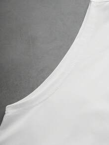 PAVTROS Áo vest nam phong cách đường phố bán chạy nhất, chất liệu xốp in 3D, thích hợp mặc hàng ngày, đi chơi với bạn bè, làm quà tặng cho bạn trai/chồng, quà kỷ niệm. - trắng - Xem 5