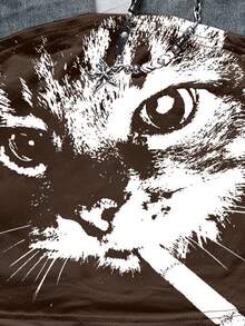 Glimmora Top bandeau sexy con estampado de mujer - Óxido marrón - Ver 3