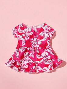 PETSIN 1 Piece Of Pet Dog/Cat Universal Flower Print Casual Dress, Comfortable And Breathable Summer Set - Multicolor - View 26