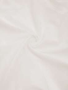 MENRIVO Men White Linen Casual Solid Color Plain Front Button Long Sleeve Collar Shirt,For Going Out, For Fall - White - View 7