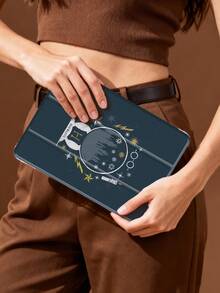 HARRY POTTER X SHEIN Bao da máy tính bảng, chất liệu cao cấp, vỏ silicon mềm chống rơi vỡ với chân đế gập, món quà hoàn hảo. Tương thích với Samsung Galaxy Tab A9 11 inch/Pad thế hệ thứ 10/Pad Air 5/Air 4 10.9 inch/Pad (A16) 11 inch thế hệ thứ 11 2025, có ngăn đựng bút, hỗ trợ nắp tự động tắt/mở màn hình, ốp bảo vệ thời trang. - Nhiều màu - Xem 10