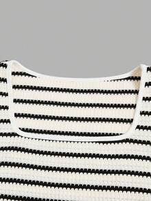 LanaWest Áo tank top kẻ sọc mùa hè dành cho nữ - Nhiều màu - Xem 7