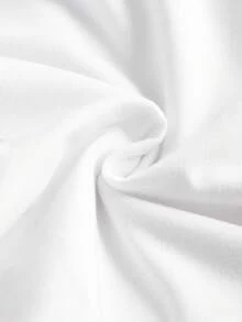 SHEIN Girlism 3件套少女休闲褶皱露脐抹胸上衣 - 淺灰色 - 查看 5