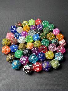 D-N-D Dice, With Dice Pouch, Compatible With D&D, RPG, MTG, And Other Role-Playing Tabletop Games - Multicolor - View 1