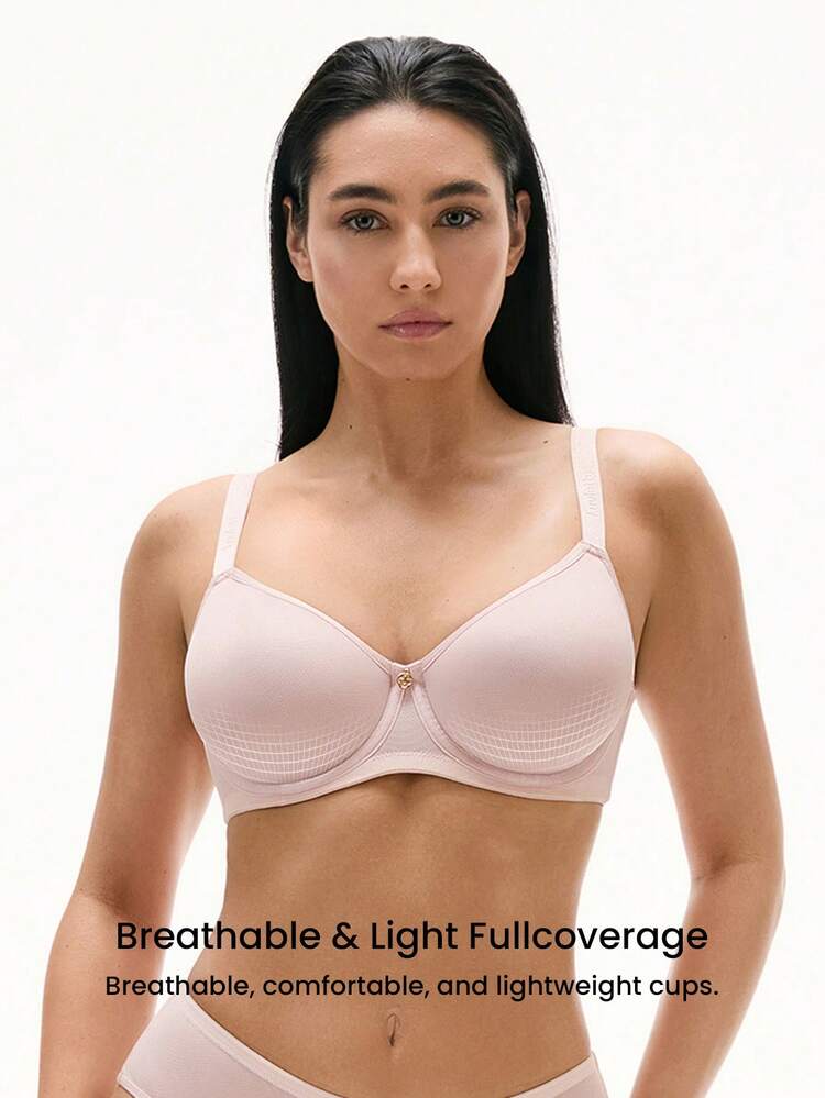 Full Coverage Airy Breathable Sheer Mesh Spacer Cup Bra