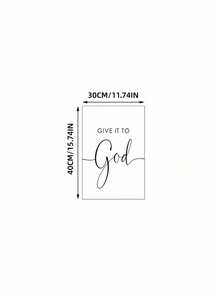 1PC 3PCS GIVE IT TO GOD AND GO TO SLEEP PRINT CANVAS PAINTINGS INSPIRATIONAL QUOTE POSTER RELIGIOUS CHRISTIAN WALL ART RELAXING TRUST SLEEP REMINDER BEDROOM HOME DECOR UNFRAMED - Multicolor - View 11