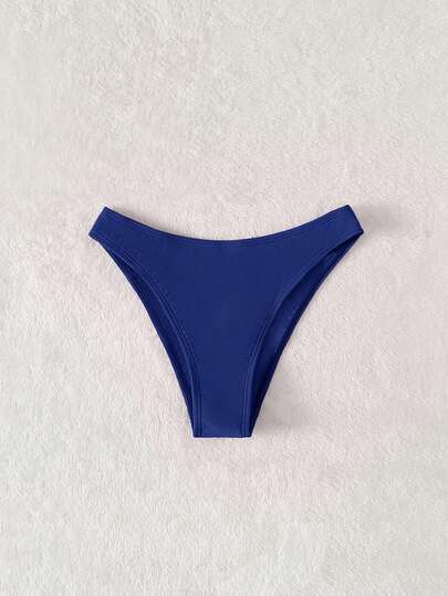 Swim Basics Quần bikini trơn màu dành cho nữ, kiểu dáng đơn giản cho kỳ nghỉ biển.
