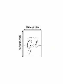 1PC 3PCS GIVE IT TO GOD AND GO TO SLEEP PRINT CANVAS PAINTINGS INSPIRATIONAL QUOTE POSTER RELIGIOUS CHRISTIAN WALL ART RELAXING TRUST SLEEP REMINDER BEDROOM HOME DECOR UNFRAMED - Multicolor - View 25