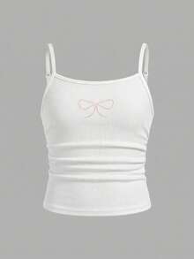 SHEIN Girlism 3件套 少女修身休闲运动吊带背心基础款上衣 - 彩色 - 查看 8