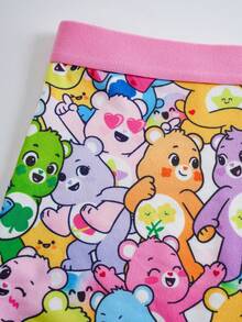 SHEIN X Care Bears 女士卡通印花吊带背心和短裤内衣套装 - 粉色 - 查看 10