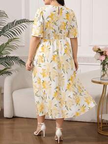 Reflora 大码休闲碎花夏季连衣裙 女装 夏季连衣裙 春季连衣裙 节日连衣裙 复活节连衣裙 优雅连衣裙 优雅派对连衣裙 沙滩裙 婚礼宾客连衣裙 婚礼派对连衣裙 伴娘连衣裙 毕业礼服 母亲毕业礼服 休闲连衣裙 度假连衣裙 节日连衣裙 正式连衣裙 碎花连衣裙 黄色连衣裙 黄色碎花连衣裙 女装 大码连衣裙 春季连衣裙 女装 休闲连衣裙 女装新品 - 黃色 - 查看 3