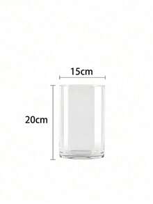 亚克力透明圆柱花瓶套装，高落地花瓶，不易碎塑料花瓶，适用于客厅、书桌、婚礼中心花束装饰，尺寸多样 - 無色 - 查看 14