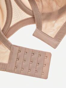 LUVLETTE Dream Curve Air Full Coverage Airy Breathable Sheer Light Brown Mesh Spacer Cup Women Bra - Brown - View 7