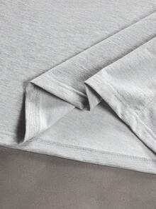 STYNVO 男士休闲字母印花T恤短裤套装，夏季 - 彩色 - 查看 7